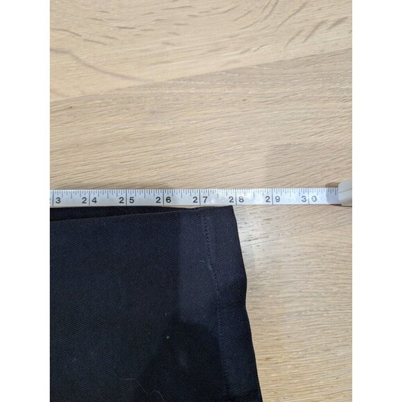 Eileen Fisher Pants 4 Black Tapered Ponte Dress Viscose Blend USA Work Office - Picture 9 of 11